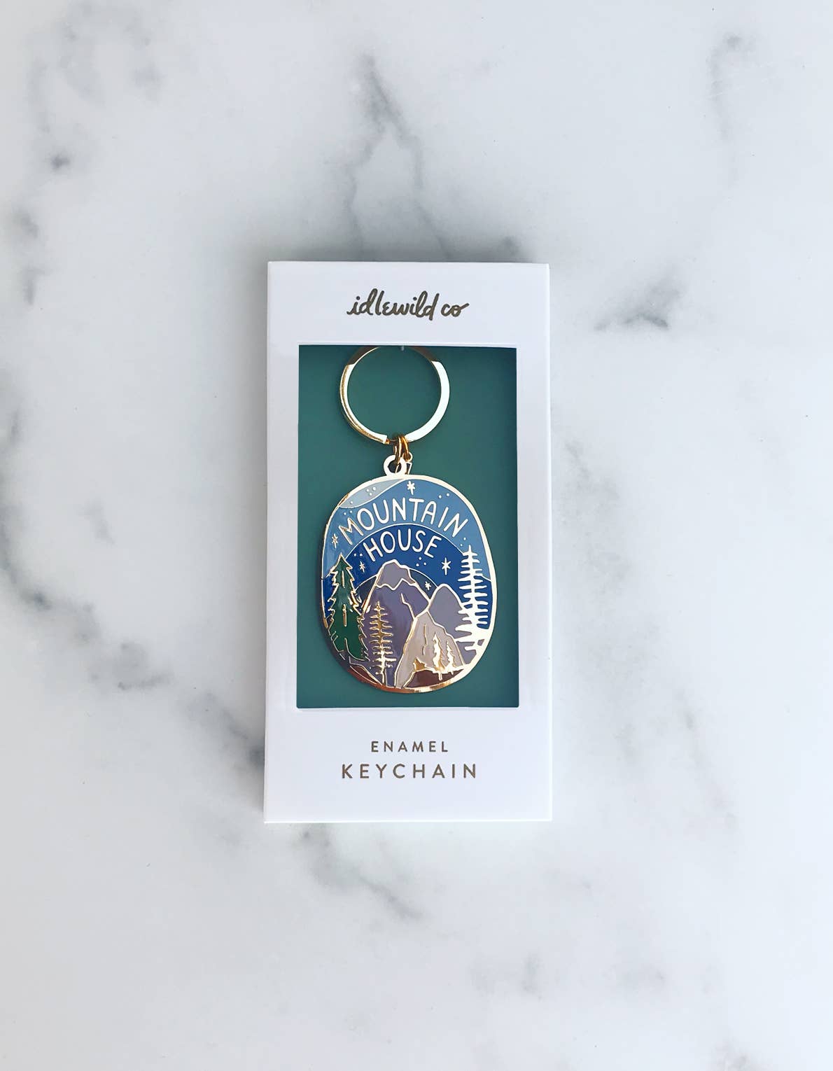 Mountain House Keychain