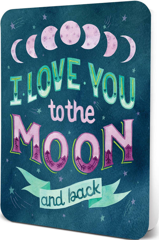 To the Moon and Back Deluxe Greeting Card
