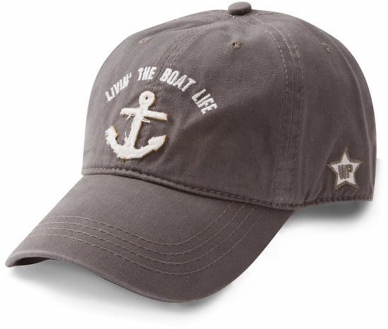 Livin' The Boat Life - Dark Gray Adjustable Hat