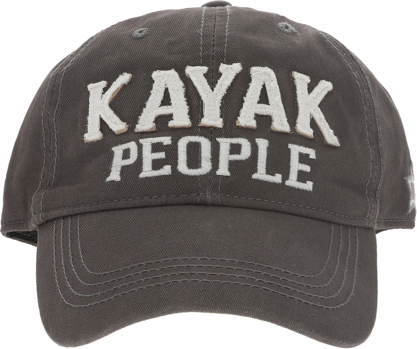 Load image into Gallery viewer, Kayak People - Dark Gray Adjustable Hat
