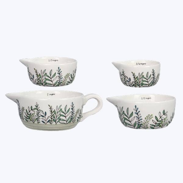 Load image into Gallery viewer, Quiet Cottage Ceramic Measuring Cup, 4pcs/set
