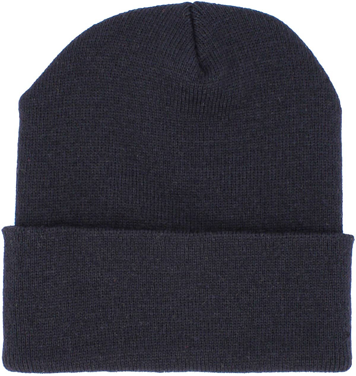 Solid Long Beanie - Made In USA: BLK