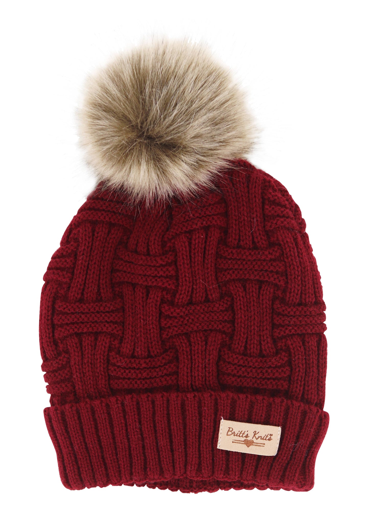 Load image into Gallery viewer, Britt&amp;#39;s Knits Plush Lined Hat With Pom

