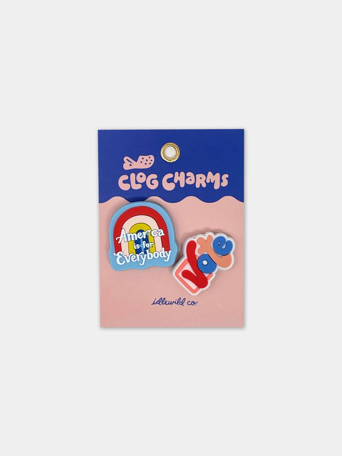 Vote Clog Charms