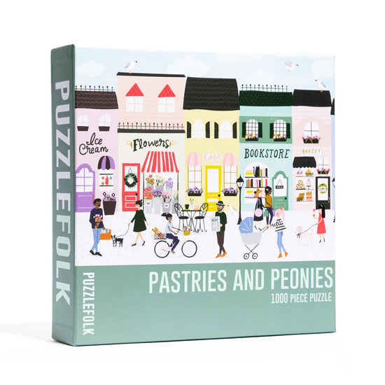 Pastries & Peonies 1000 piece puzzle