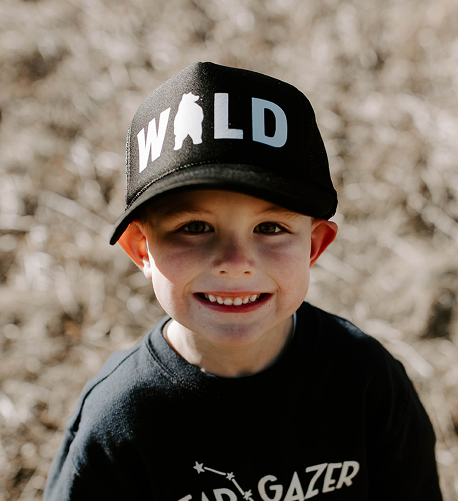 Load image into Gallery viewer, Kid&amp;#39;s Wild BearTrucker Hat
