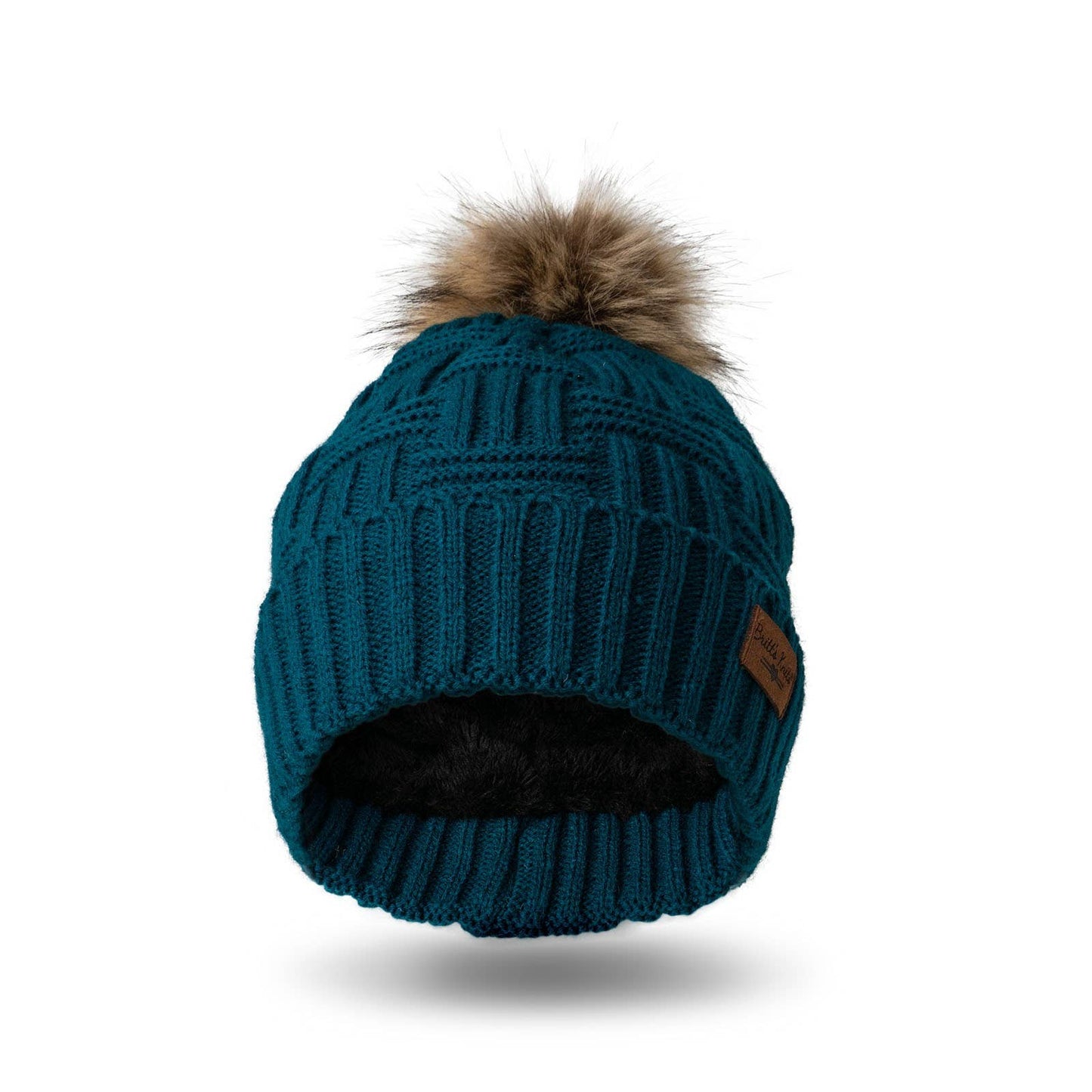Load image into Gallery viewer, Britt&amp;#39;s Knits Plush Lined Knit Pom Hat

