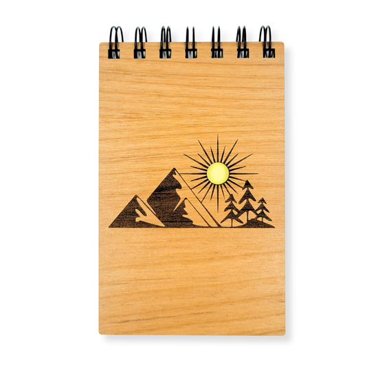 Mountains to Trees Pocket Notebook - stationery, notepad